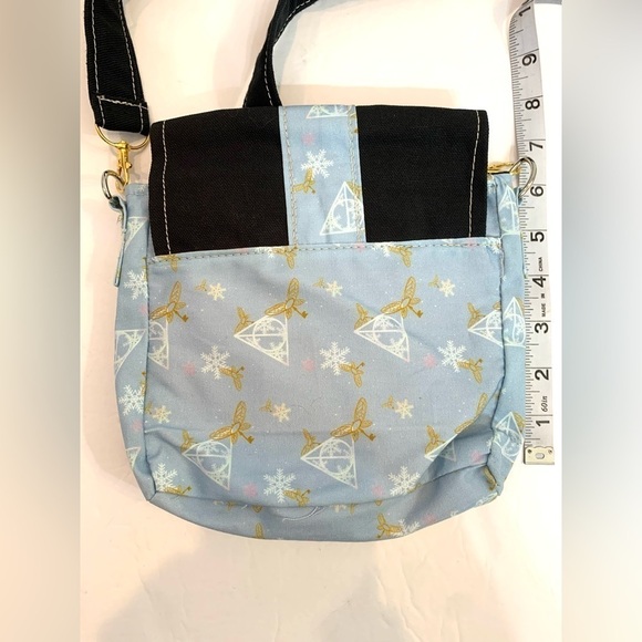 Handmade Harry Potter Inspired Blue Winter Crossbody Purse NWOT - Picture 4 of 10